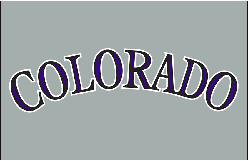 Colorado Rockies 2017-Pres Jersey Logo decal supplier